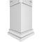 Ekena Millwork Craftsman Classic Square Non-Tapered Pueblo Fretwork Column w/ Prairie Capital & Prairie Base CC0809ENPBLPRPR - alternate 3